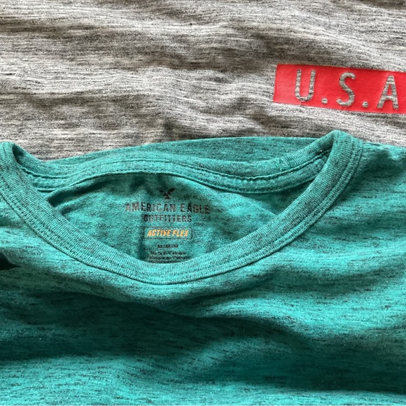 American Eagle Men’s size M lot of shirts excellent condition - Picture 4 of 5